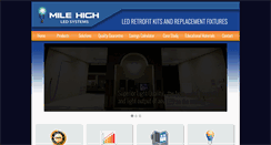 Desktop Screenshot of milehighledsystems.com